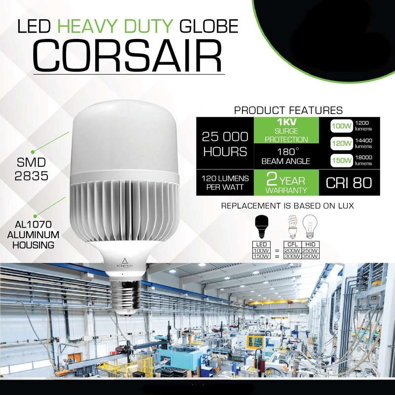LED High Bay Lamp - E40 100W/150W Corsair