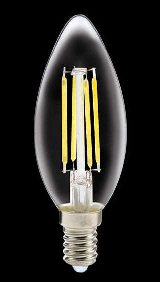 4W Cool White LED E14 Dimmable Candle Bulb