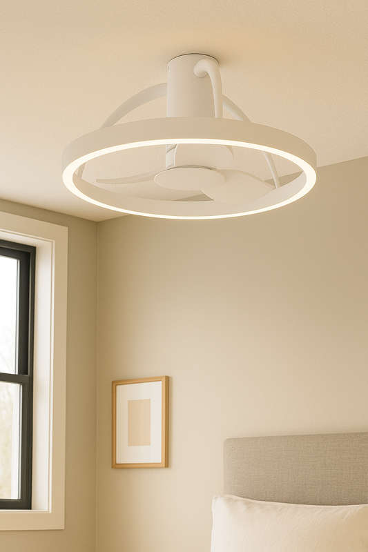Modern White 60cm LED Ceiling Fan