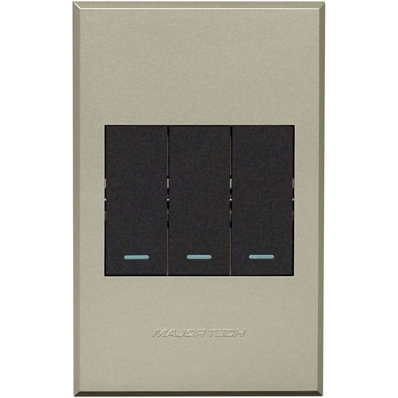 Veti 3 - Three Lever, Two Way Light Switch