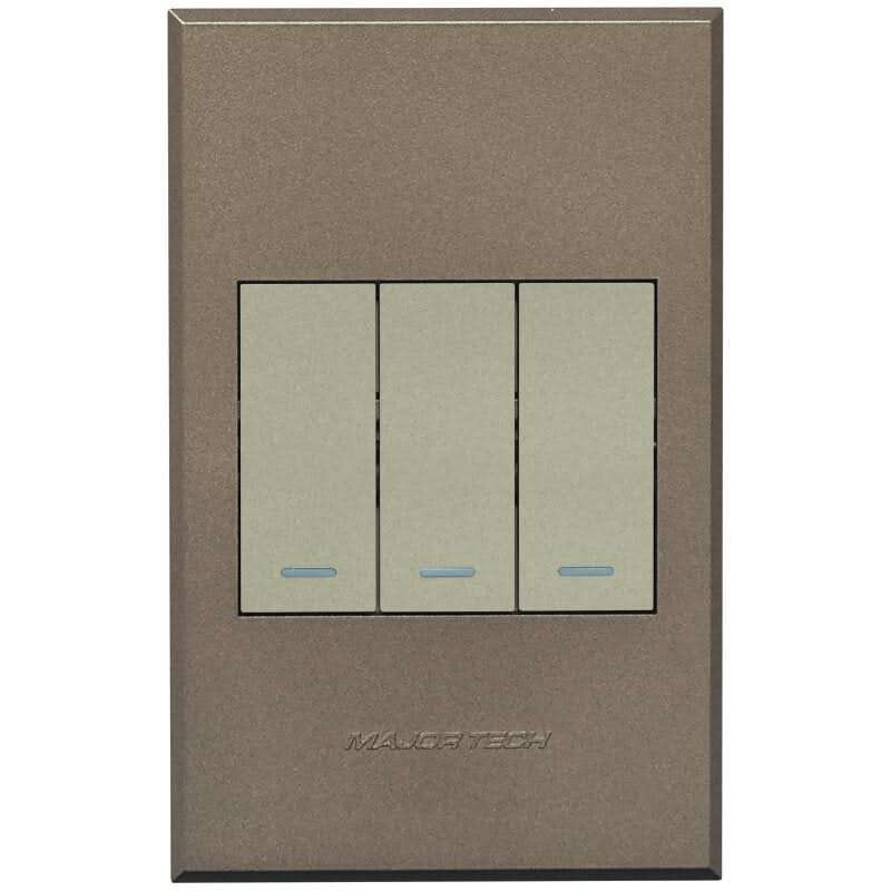 Veti 3 - Three Lever, Two Way Light Switch
