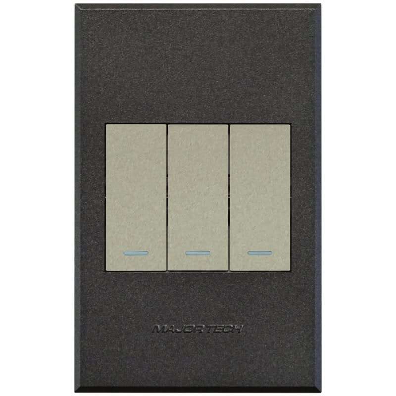 Veti 3 - Three Lever, Two Way Light Switch