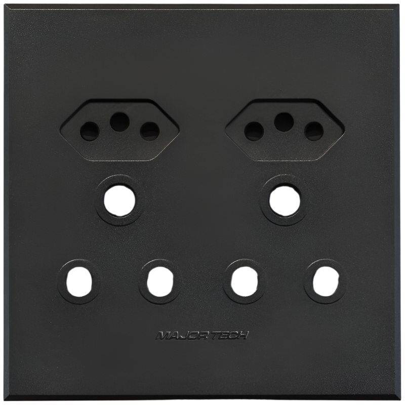 Veti 3 - 4 x 4 Unswitched RSA & V-Slim Sockets