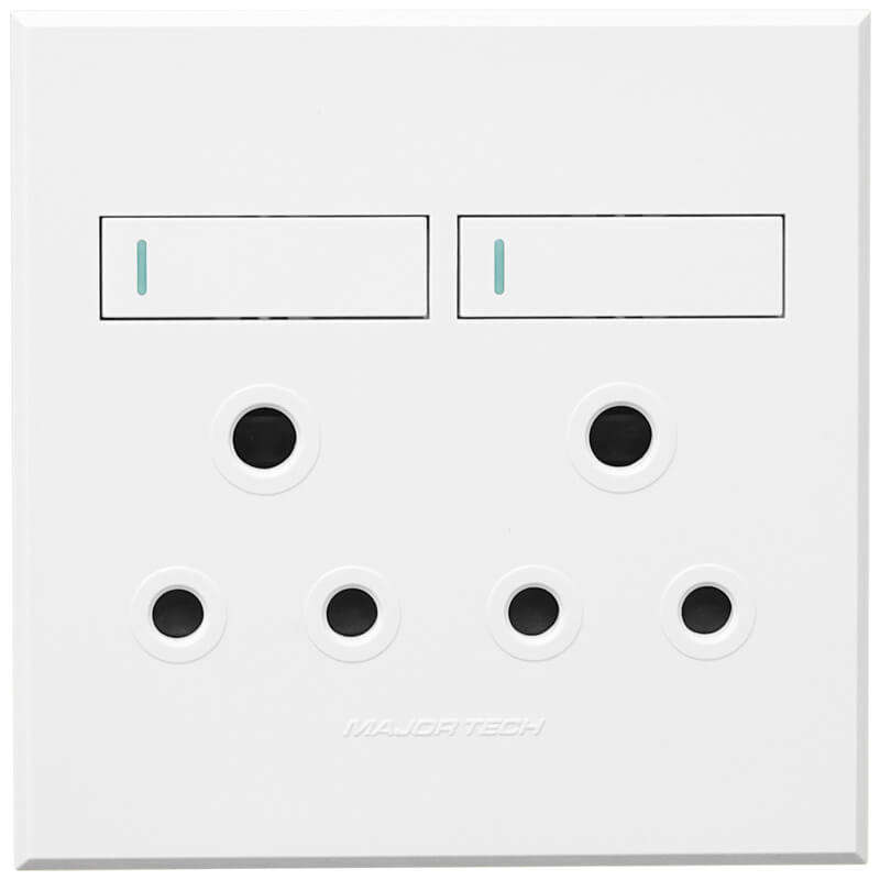 Veti 3 - 4 x 4 Double RSA Sockets