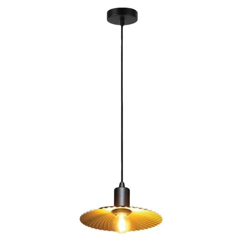 Small Golden Shell Pendant Light