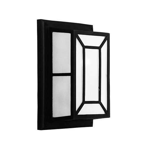 Black Outdoor Wall Light IP44 Die-Cast Aluminium