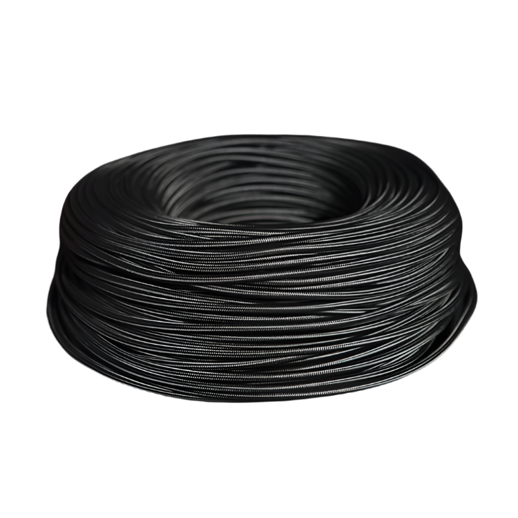 Black Fabric Cable - 2 Core 0.75 mm² - Per Meter