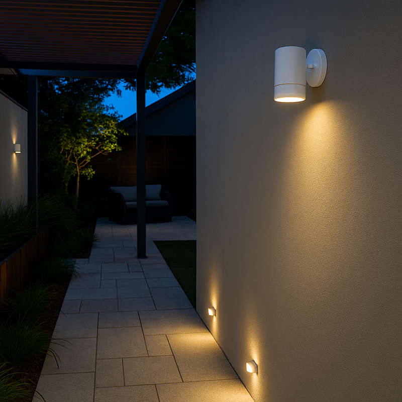 White LED Outdoor Wall Light IP44
