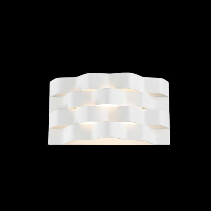 White LED Ripple Indoor Wall Light - Warm White