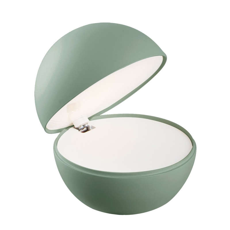 Sage Green LED Table Lamp - Dimmable & Rechargeable