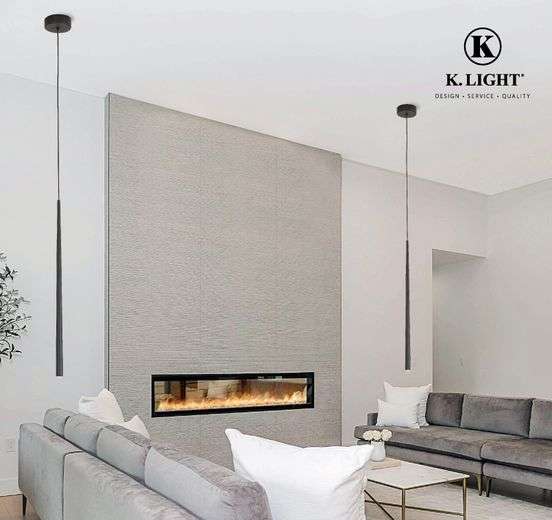 White LED Baton Pendant Warm White Adjustable Height