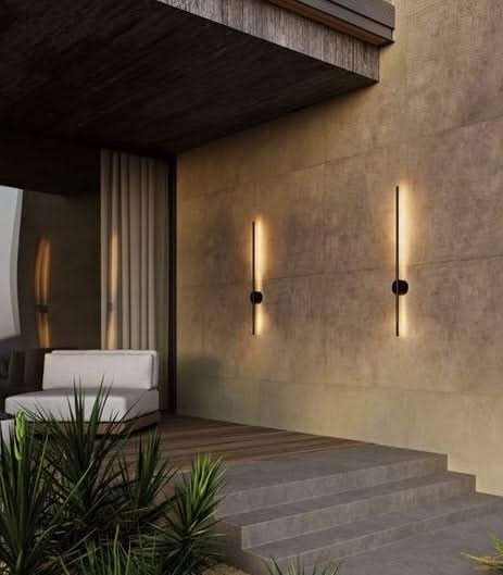George Linear 600mm Indoor or Outdoor LED Wall Light