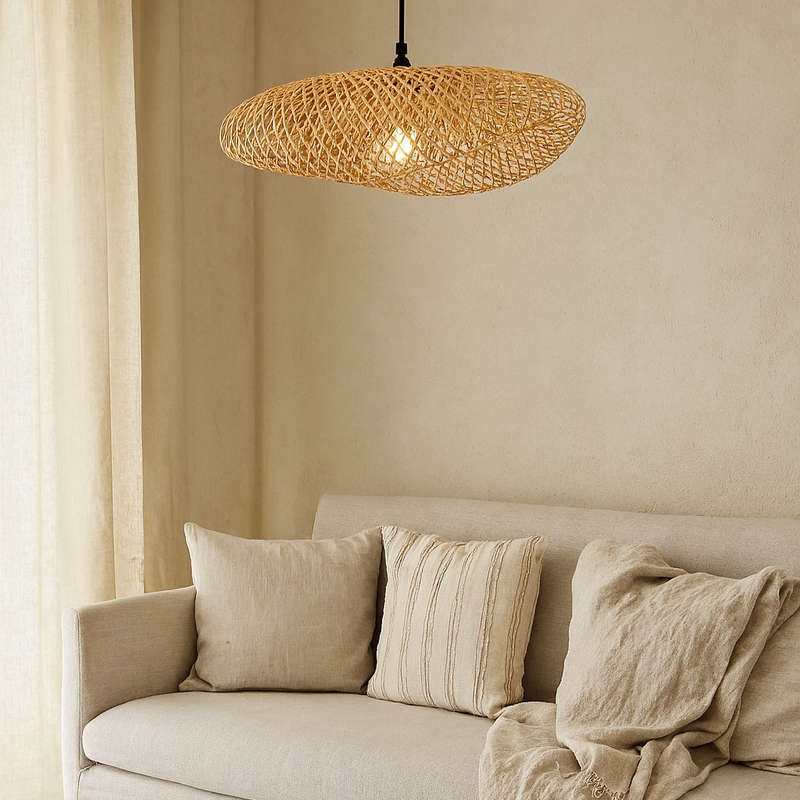Medium Bamboo Pendant Light