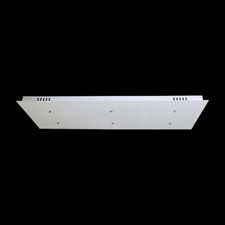 Rectangular Plate Matt White Customizable Decorative Plate