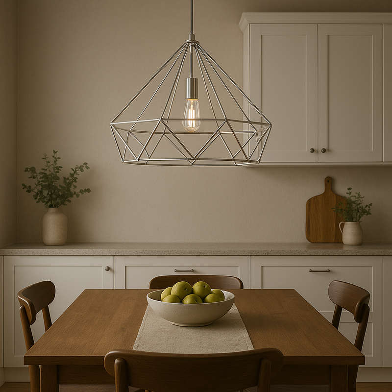 Leonardo Chrome Wire Pendant Light