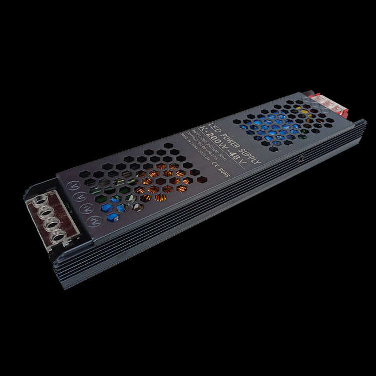 LED Power Supply - 48Vdc 200W - Surge Protected / Slim Design