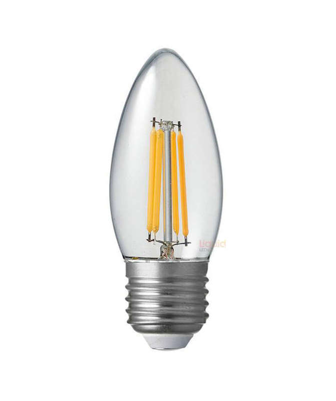 4W Dimmable Filament Candle Bulb