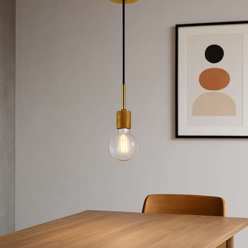 Gold Pendant Light