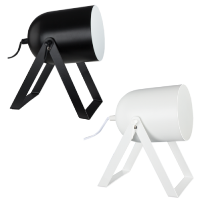 Soraya Black Metal Desk Lamp - Adjustable Industrial Design