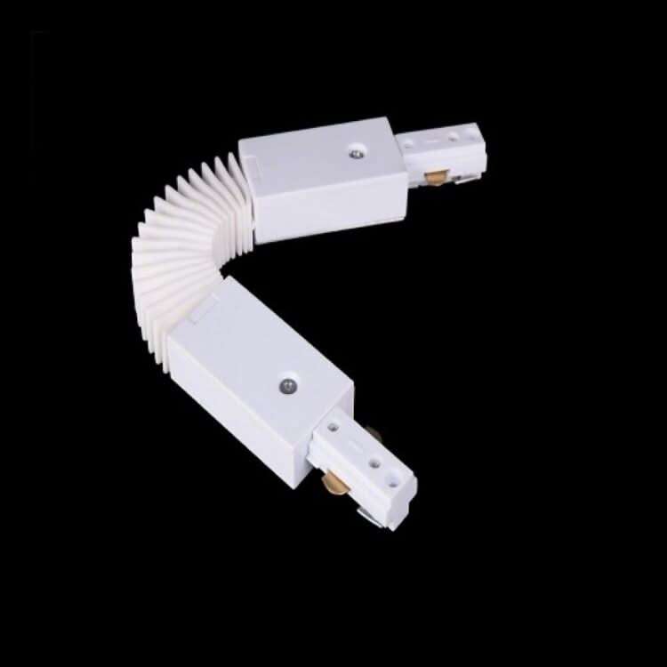 Black Track Light 3-Wire Flexi Connector