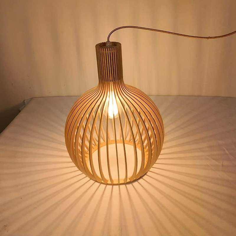 Nube Natural Plywood Pendant Light