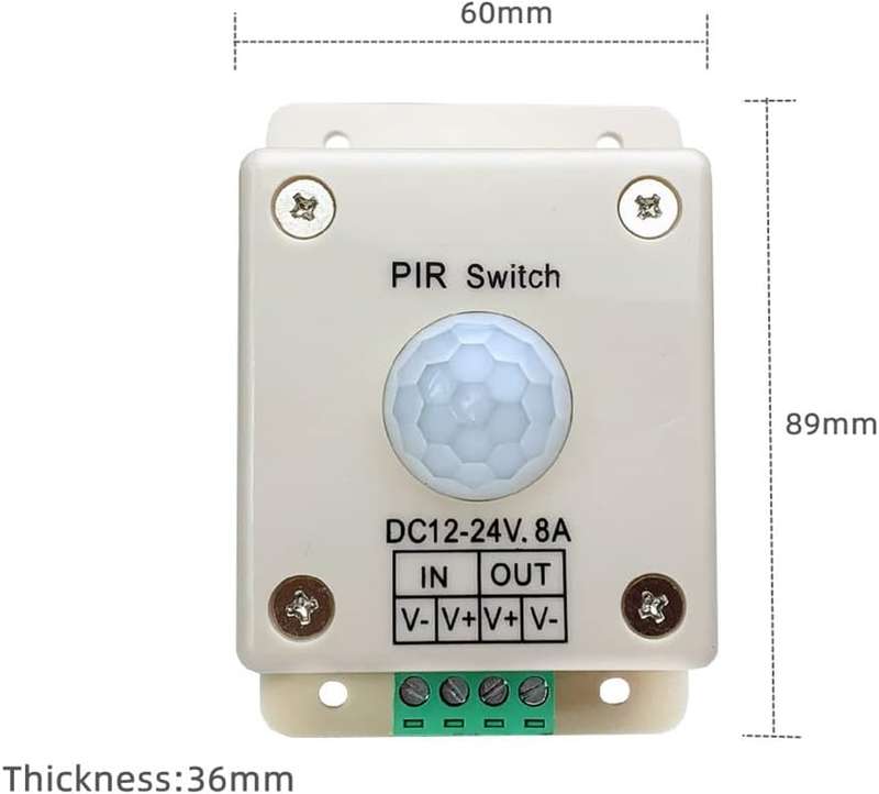 12Vdc PIR Motion Sensor 8A