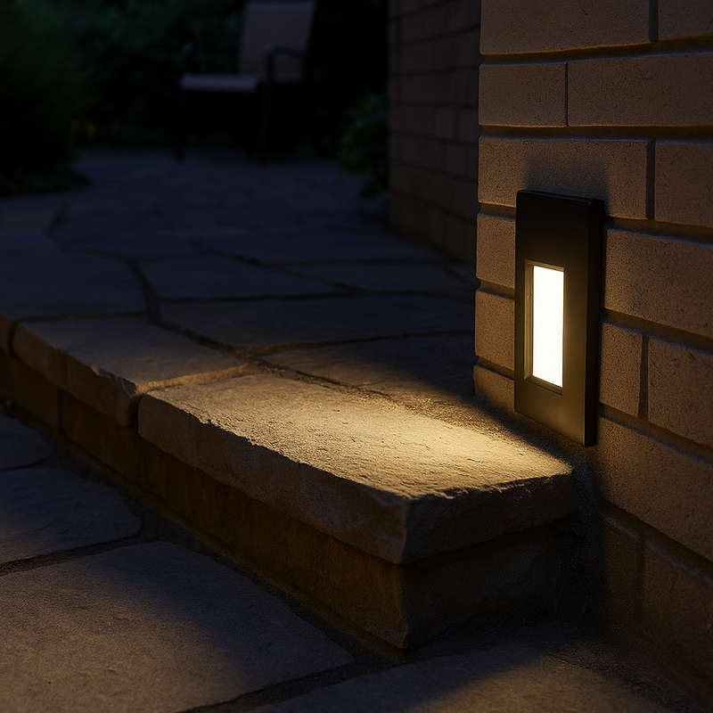 LED Footlight Black - Outdoor IP65