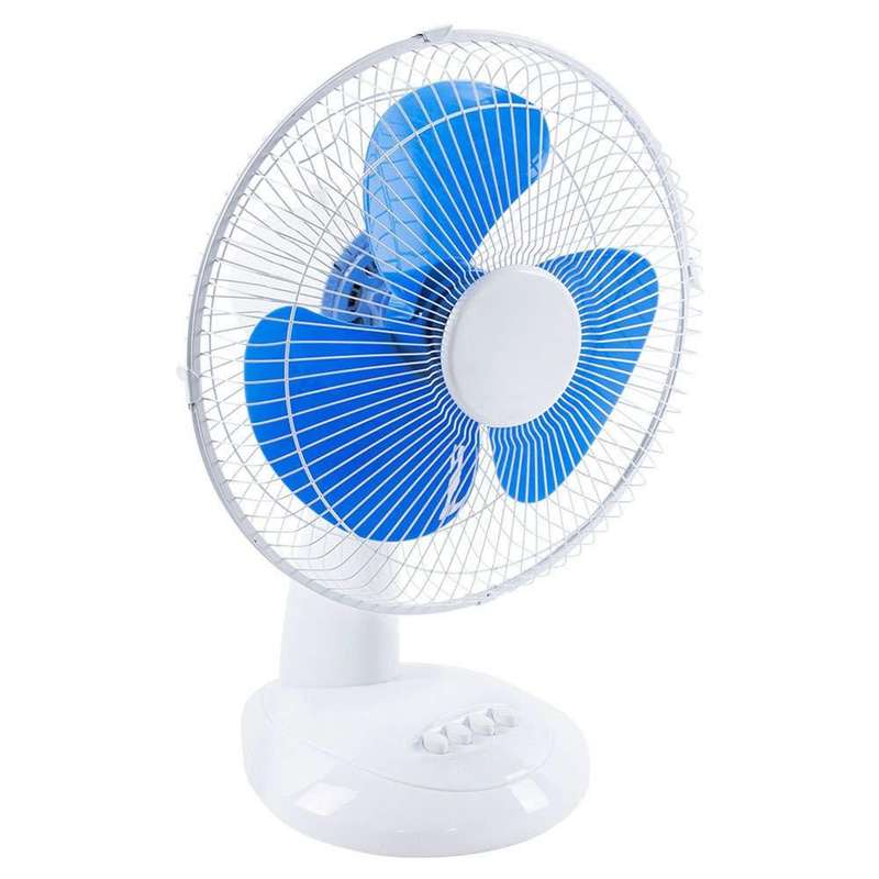 12" Inch Solar & Mains Rechargeable Desk Fan