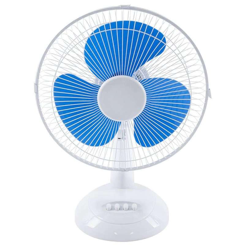 12" Inch Solar & Mains Rechargeable Desk Fan