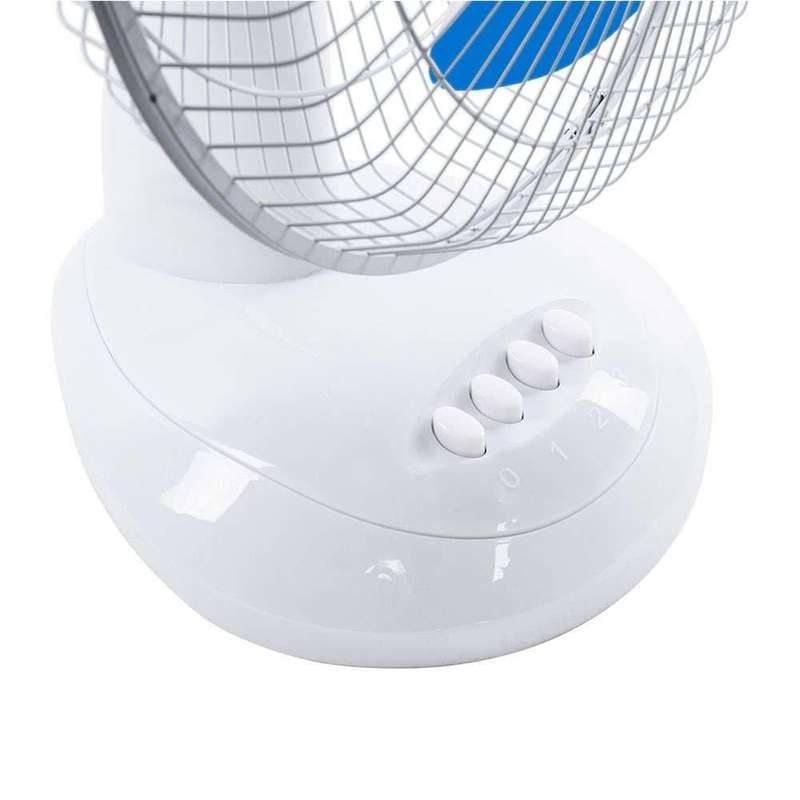 12" Inch Solar & Mains Rechargeable Desk Fan