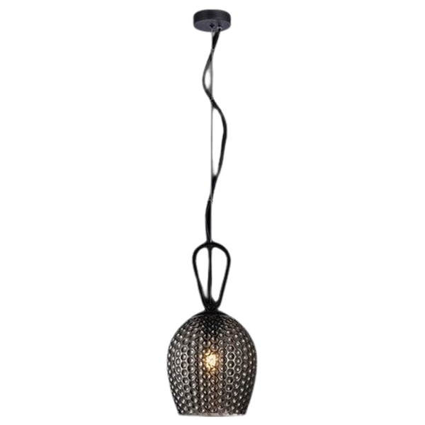 Avery Smoke Glass Pendant Light