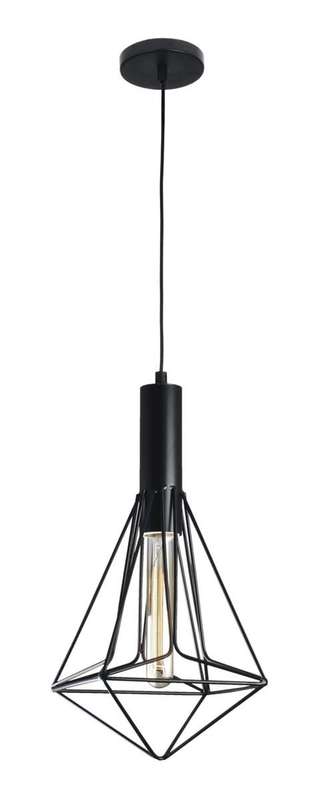 Black Metal Pendant Arrow Bold