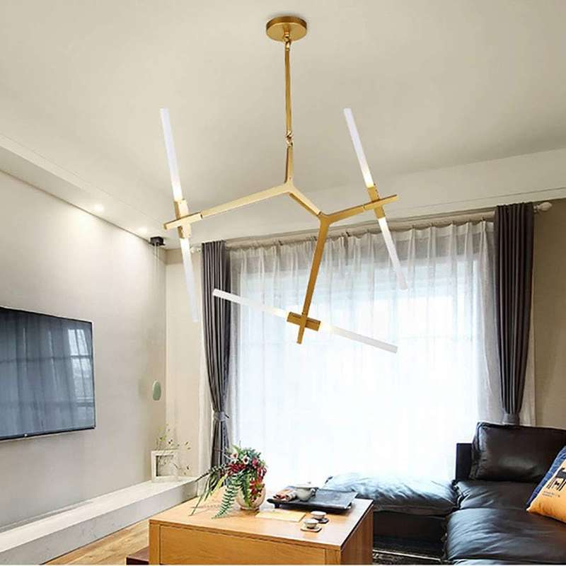 Saber 6 Gold Pendant Light