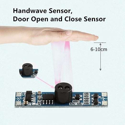 On / Off / Dimmable Hand Sensor - Profile Mounted
