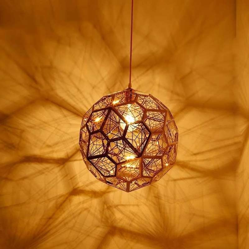 Alberta Geo Copper Pendant Light
