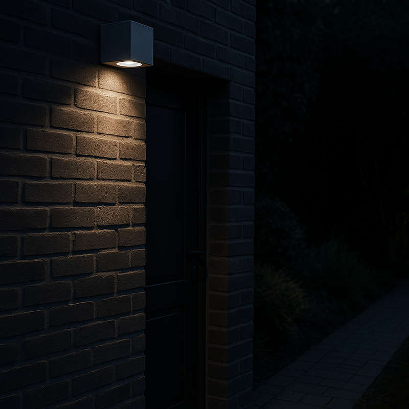 Grey Outdoor Wall Light IP65