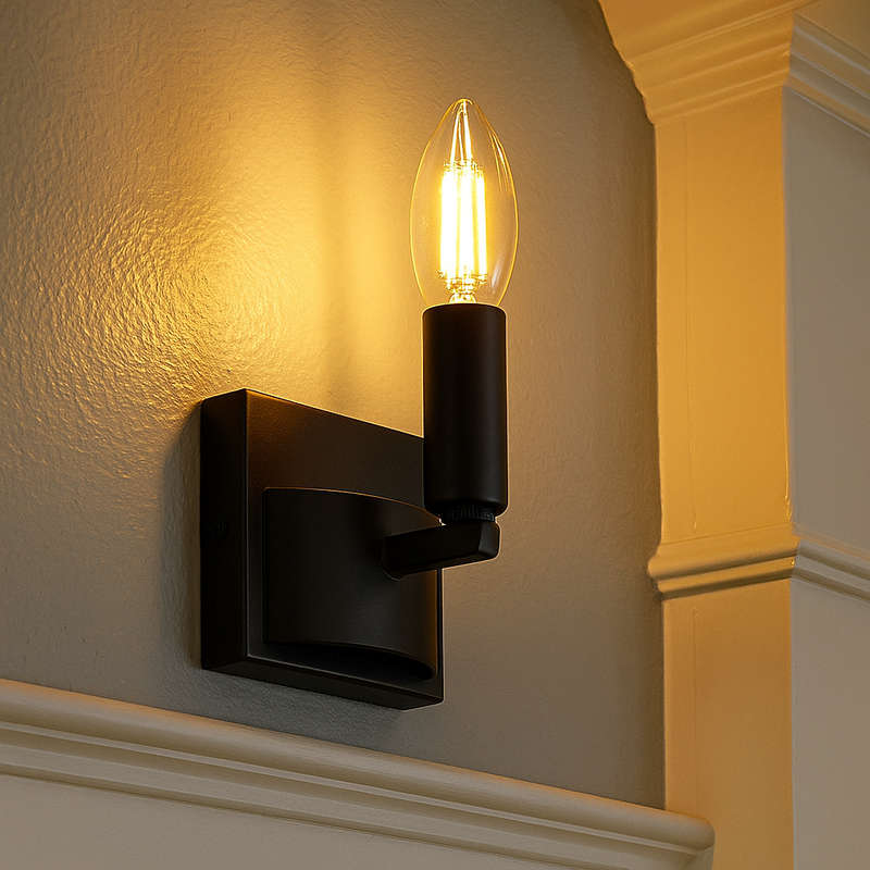 Ranch Black Indoor Wall Light IP20