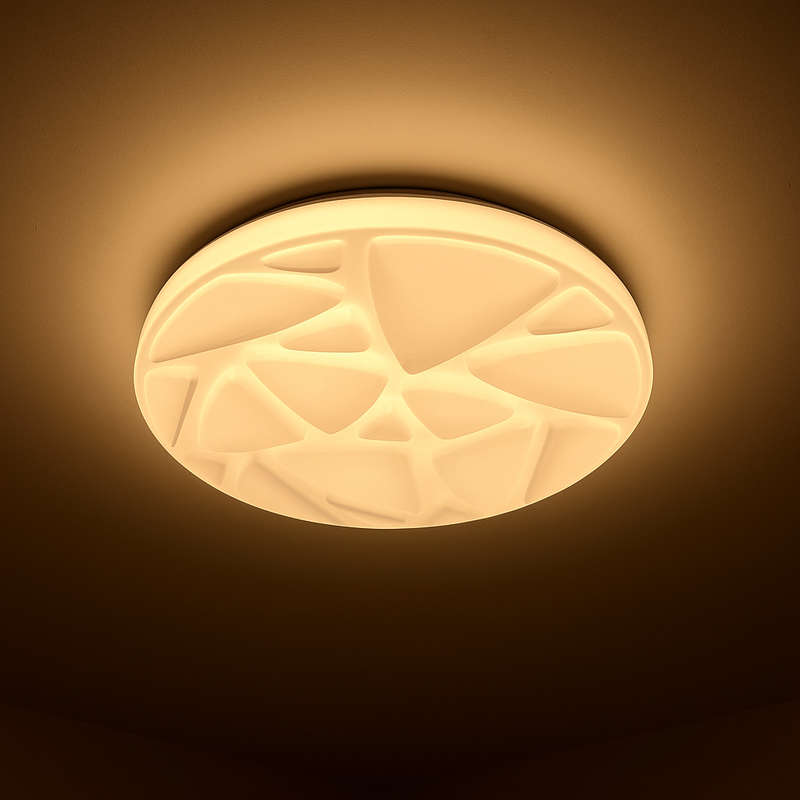 Warm White Opal LED Ceiling Fitting - Non Dimmable