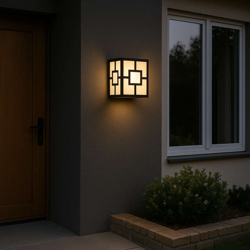 Polar Small Square LED Outdoor Bulkhead