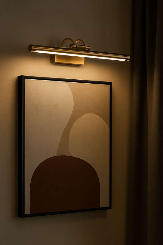Antique Bronze Picture Light