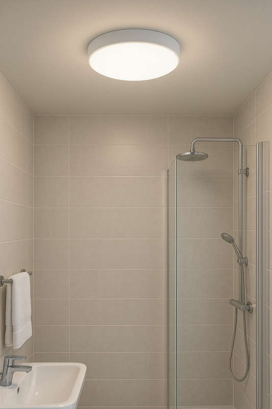White LED Ceiling Light IP54 Cool White