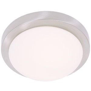 Large Satin Chrome Ceiling Light