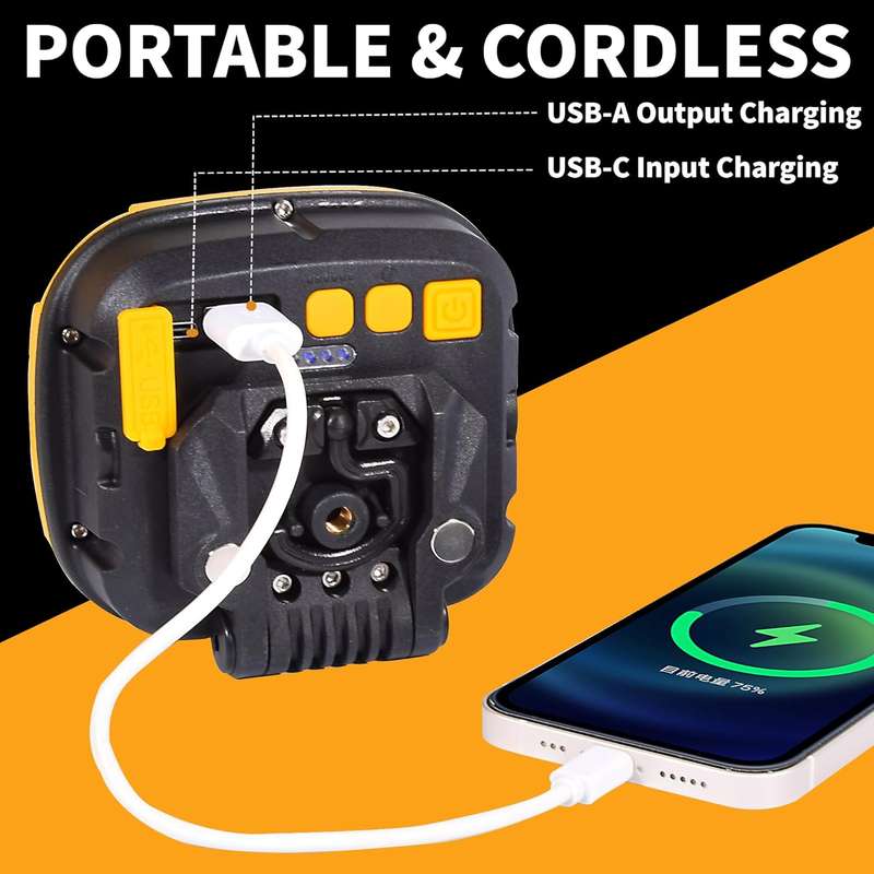 Rechargeable Portable Worklight 4000lm