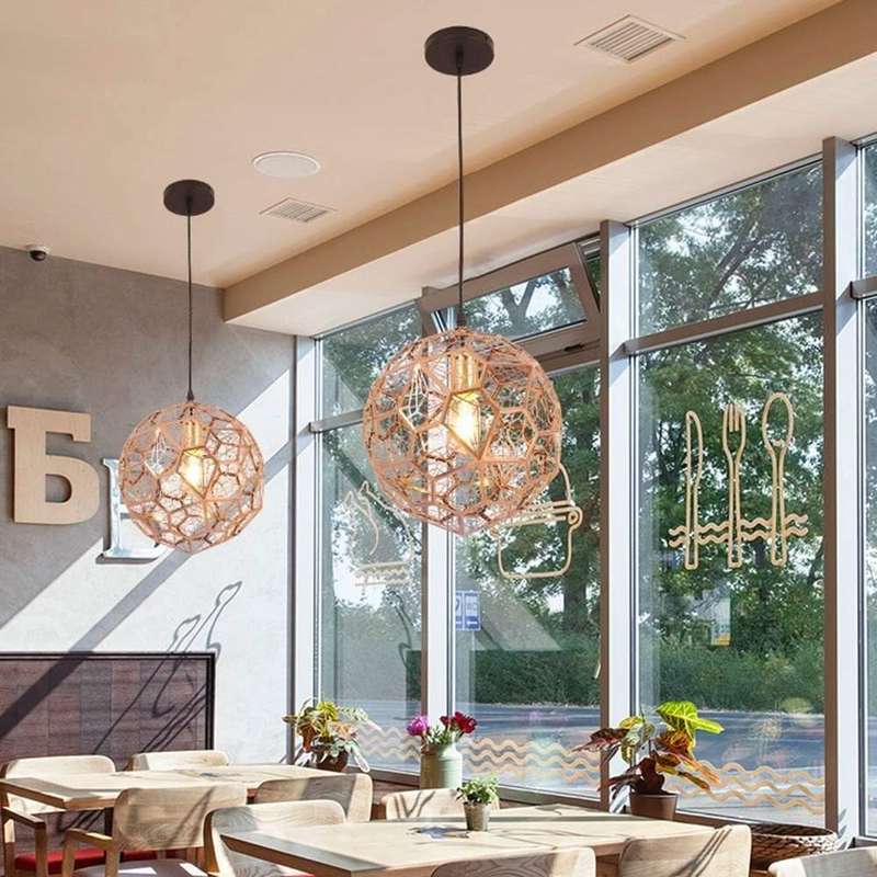Alberta Geo Copper Pendant Light