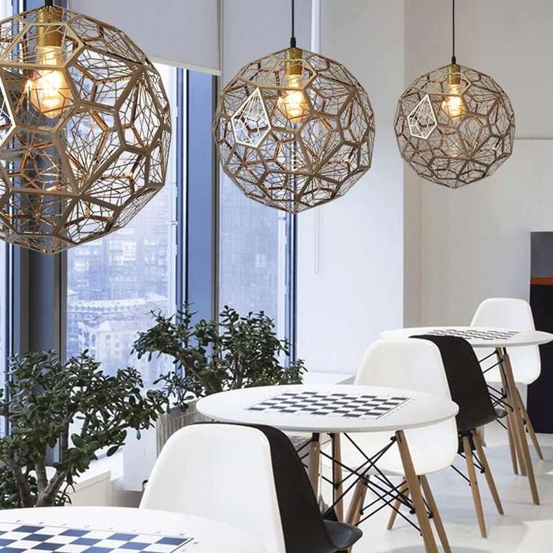 Alberta Geo Copper Pendant Light
