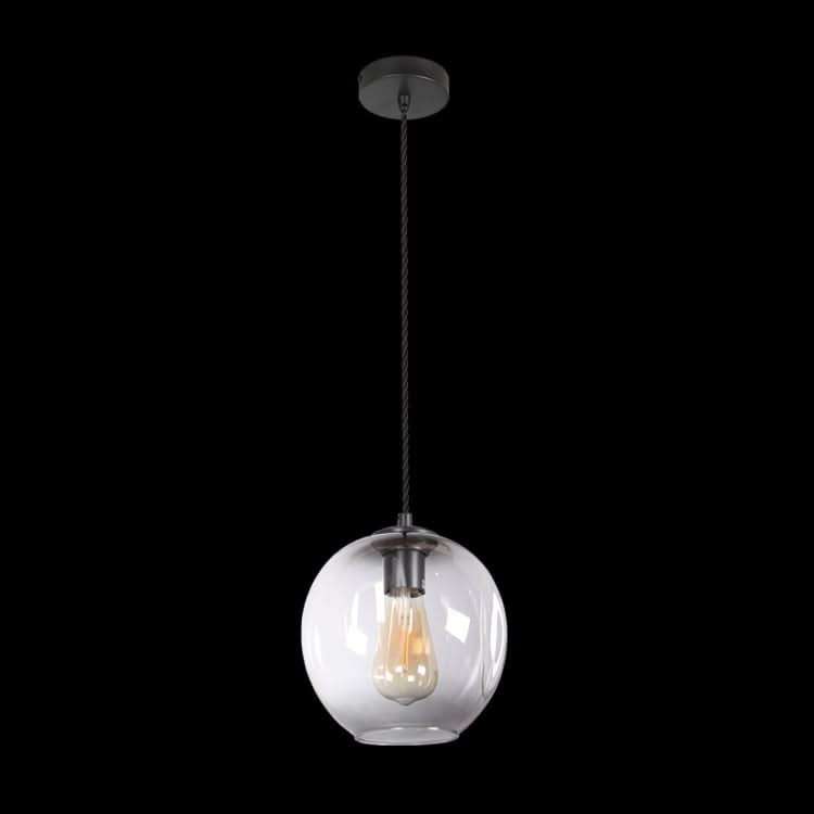 Large Molecule Smoke Glass Black Pendant Light IP20