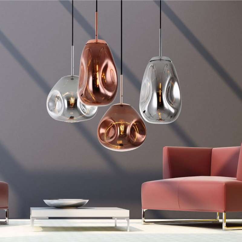 Murphy Smokey Chrome Pendant Light