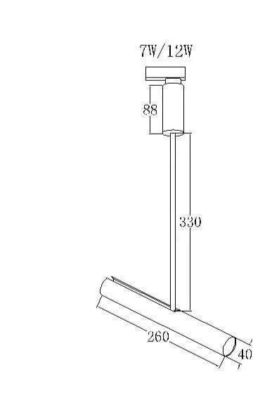 Pino Pin 7W Track Light