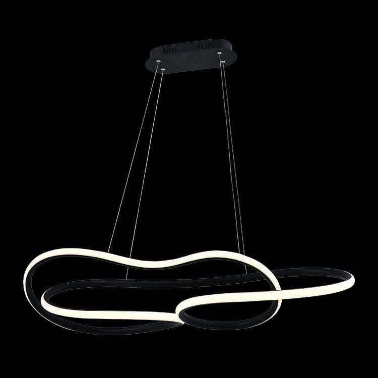 Vortex Black LED Pendant Light