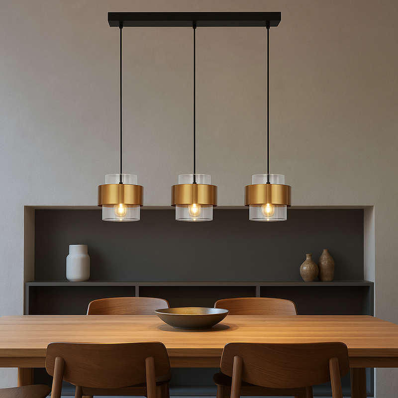 Bon Bon Linear Trio Pendant Light